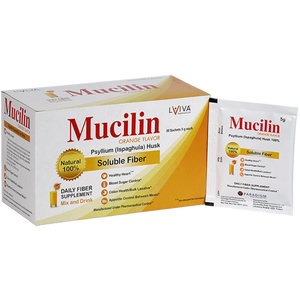 Mucilin<sup>®️</sup> Orange Flavor sachet